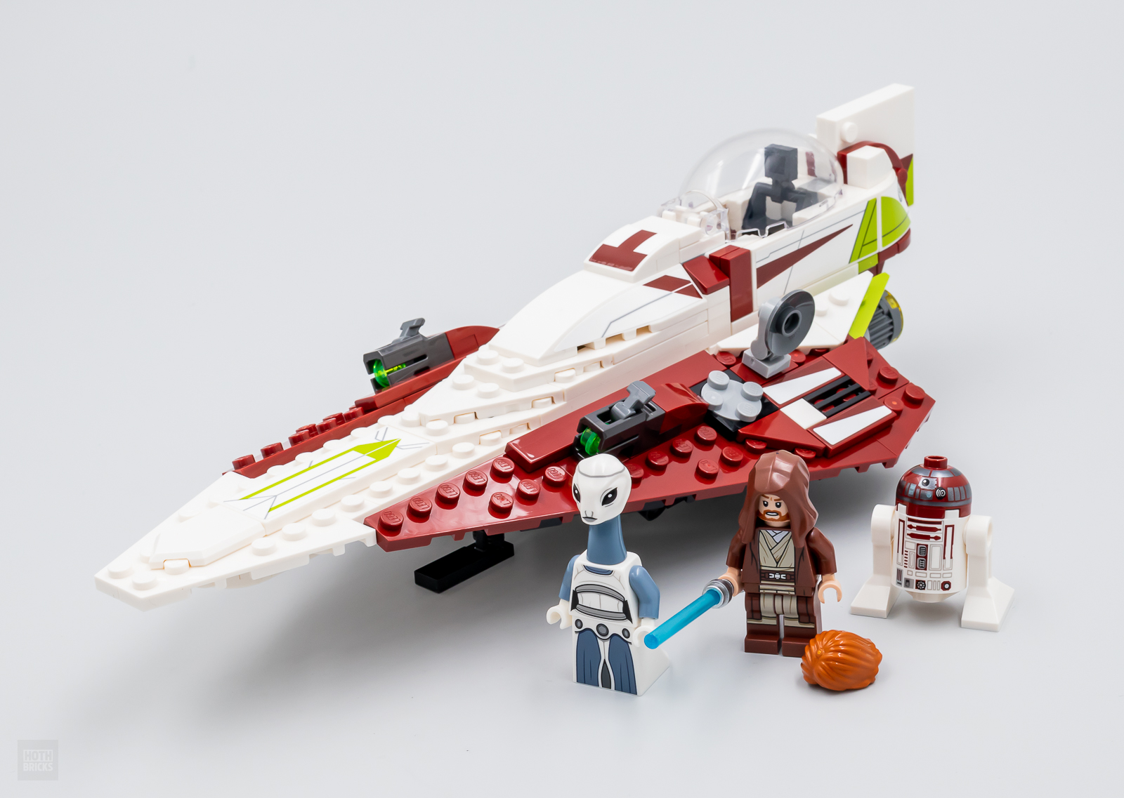 Wedi'i brofi'n gyflym iawn: LEGO Star Wars 75333 Obi-Wan Kenobi's Jedi Starfighter