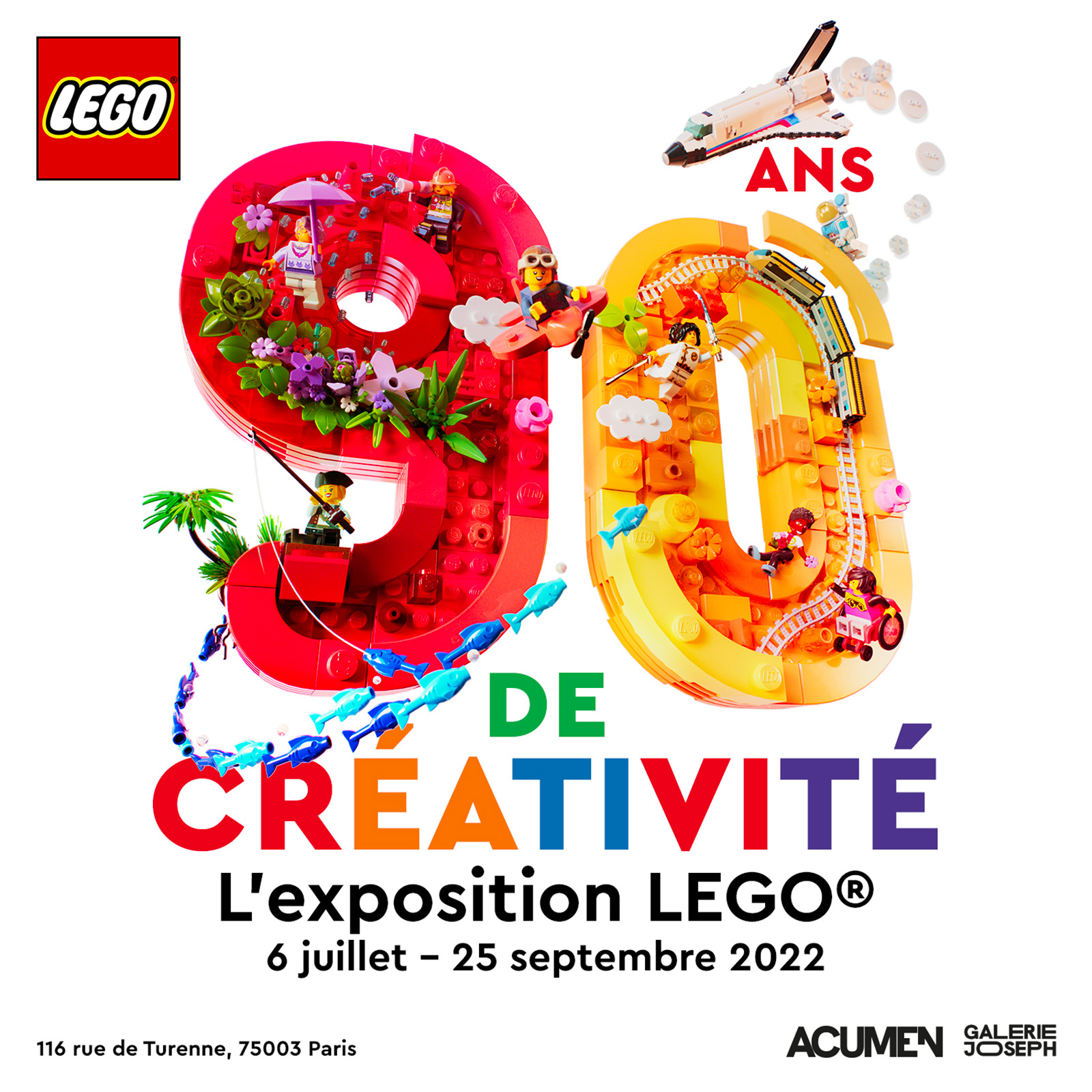 LEGO 90 Years of Creativity Exhibition: Fem inngangsbilletter å vinnes