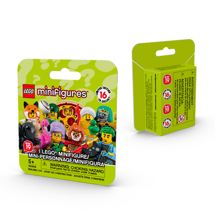LEGO Collectible Minifigures-reeks: verpakkingsverandering in sig