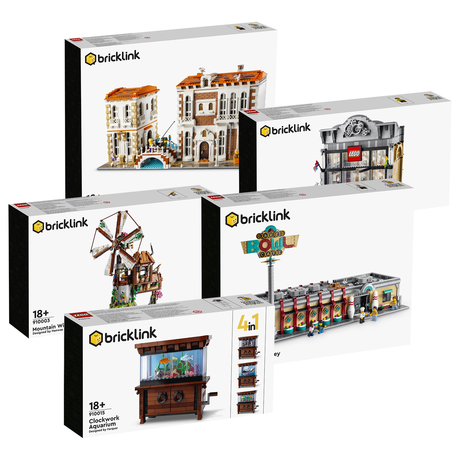 Bricklink Designer Program 2021: the official visuals of the sets resulting from the 2nd phase of crowdfunding