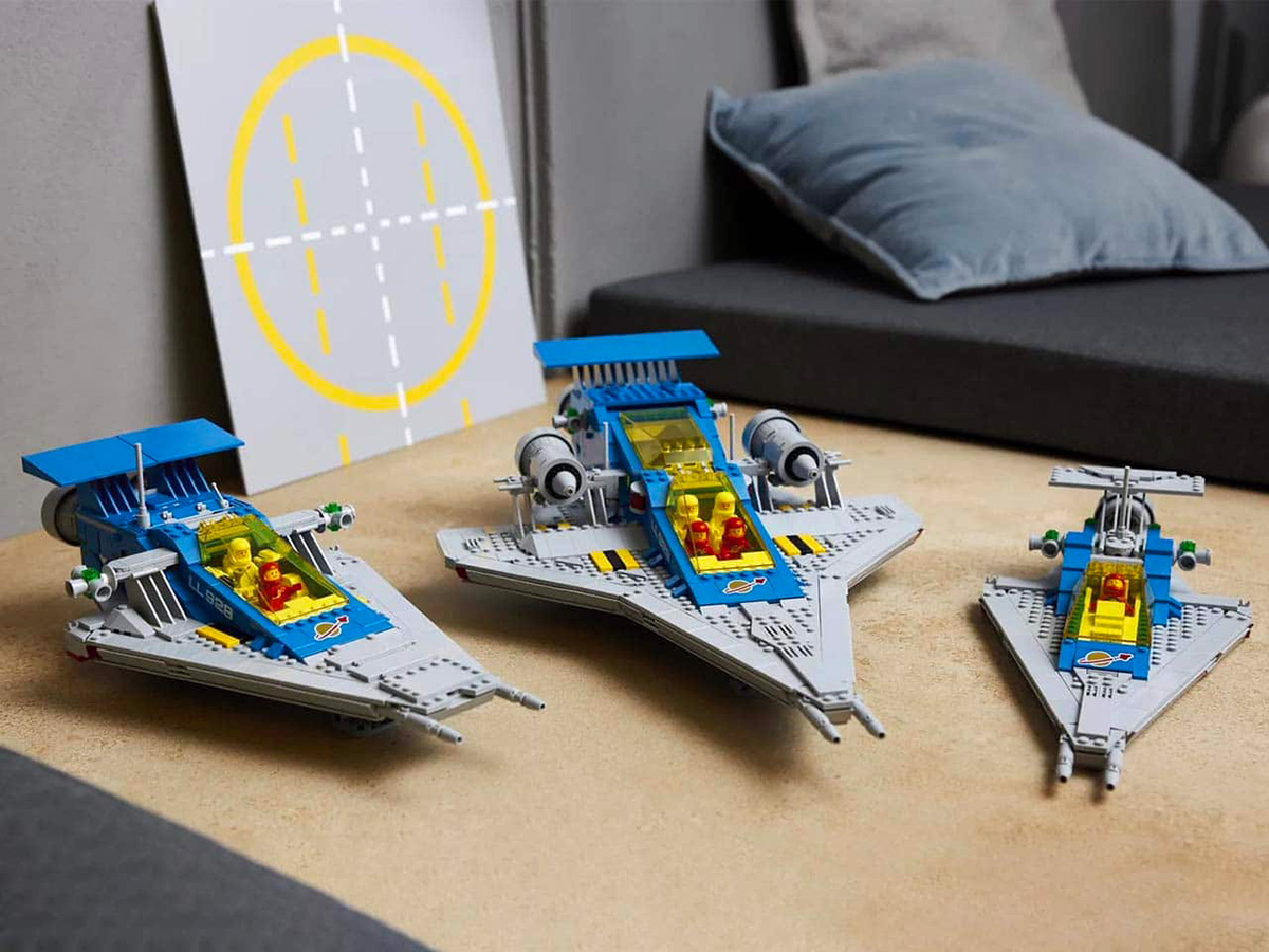 LEGO Icons 10497 Galaxy Explorer: instruksies vir die twee alternatiewe modelle is beskikbaar