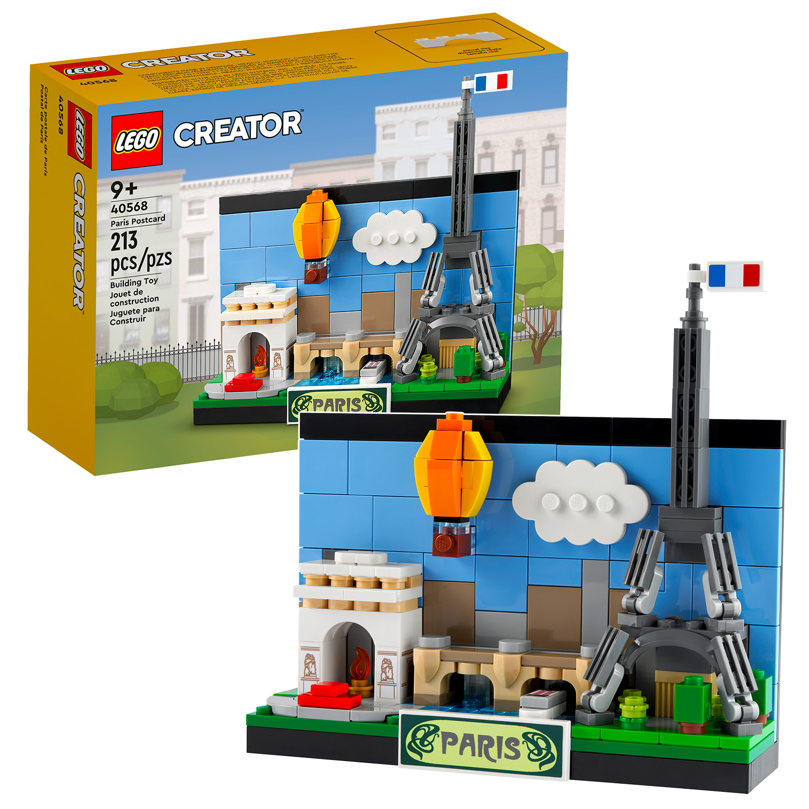 Uudet LEGO Creator 2022 -julkaisut: 40568 Paris Postcard & 40569 London Postcard