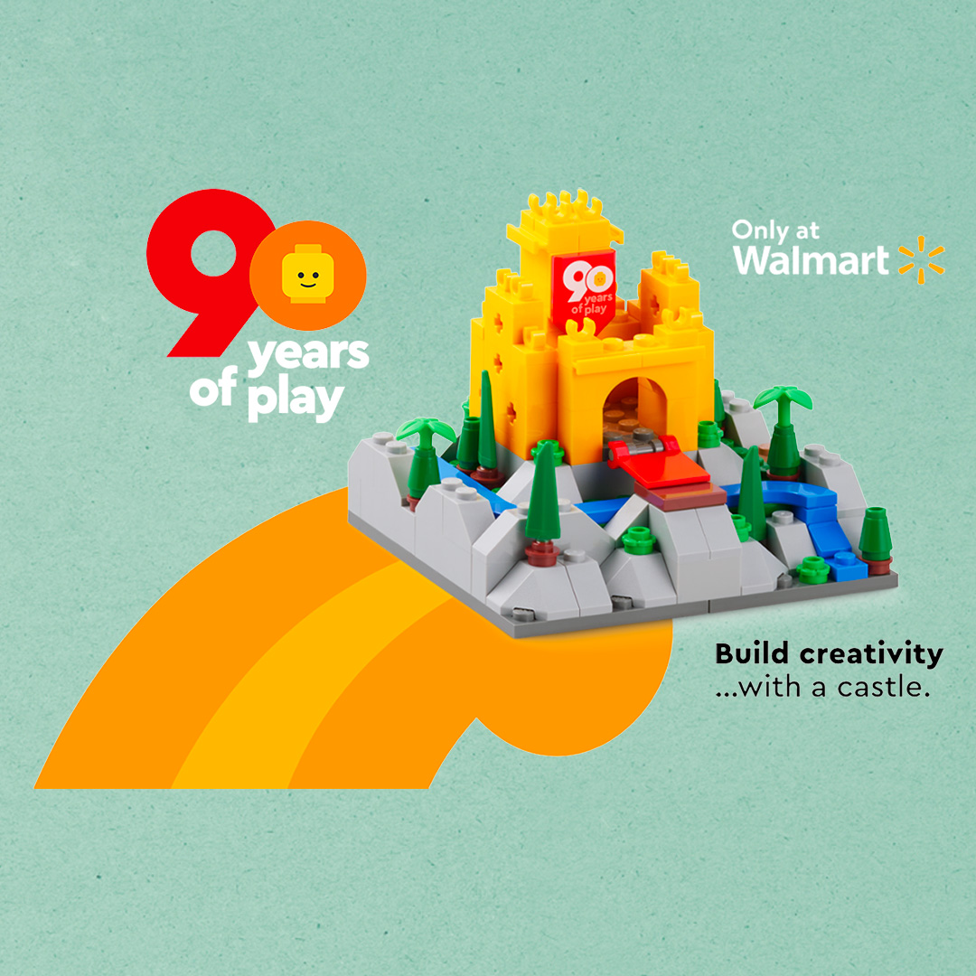 Mini hrad LEGO 90th Anniversary: ​​Iba vo Walmarte