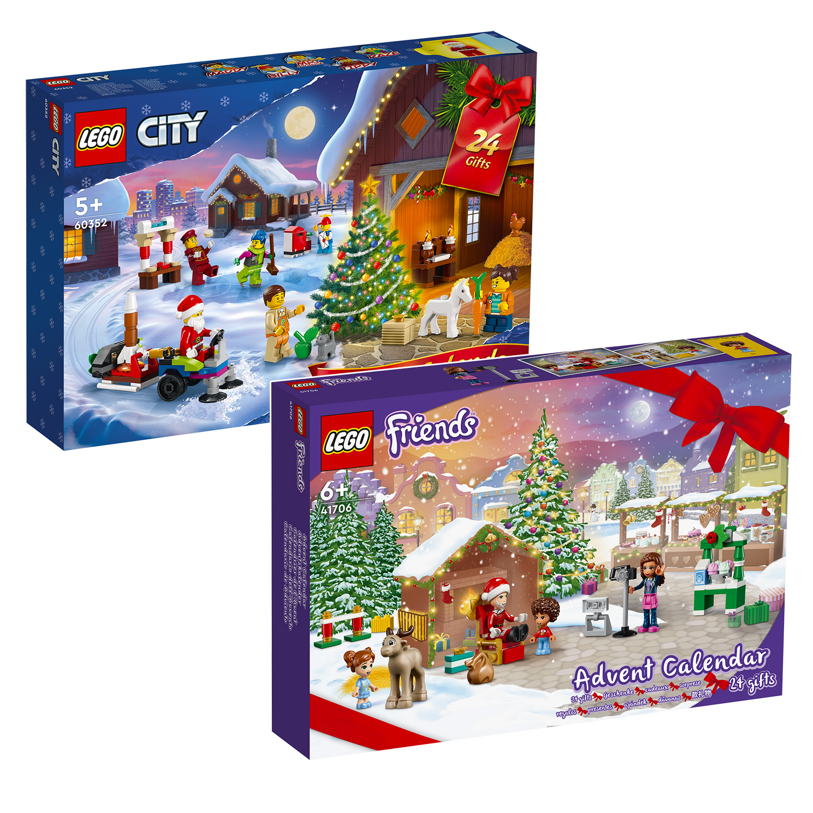2022 m. advento kalendoriai LEGO CITY & Friends: rinkinius rasite parduotuvėje