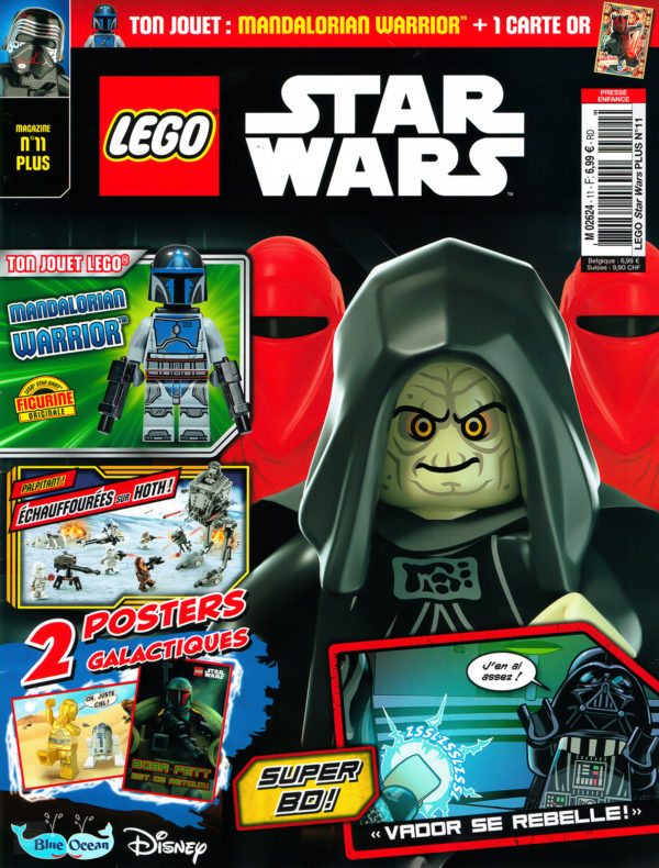 majalah lego star wars agustus 2022 mandalorian warrior