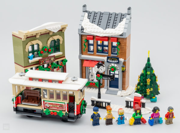 10308 icoane lego sărbătoarea satului de iarnă strada principală 1 1