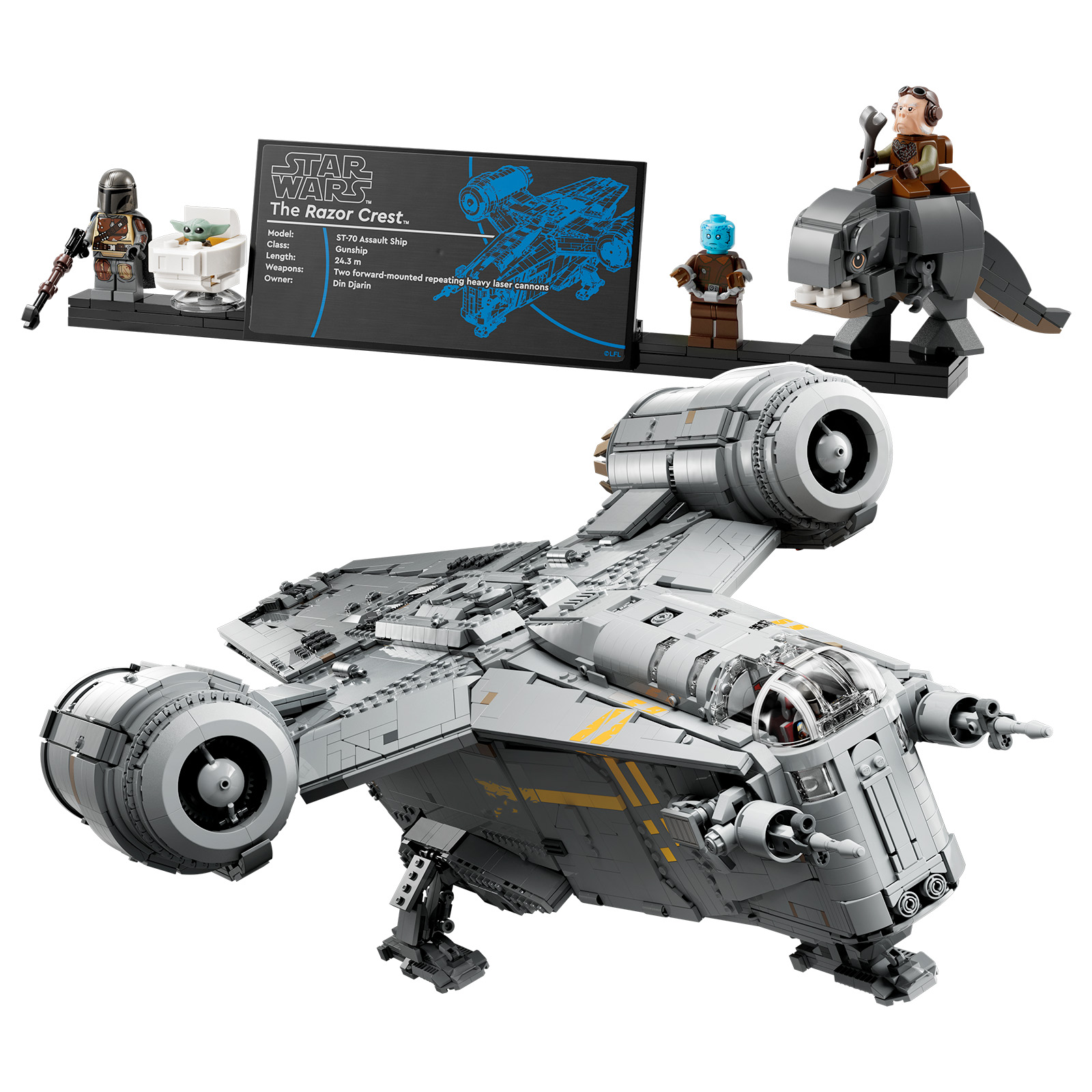 LEGO Star Wars Ultimate Collector Series komplektid: esitlustaldrikud prinditakse peagi tampooniga