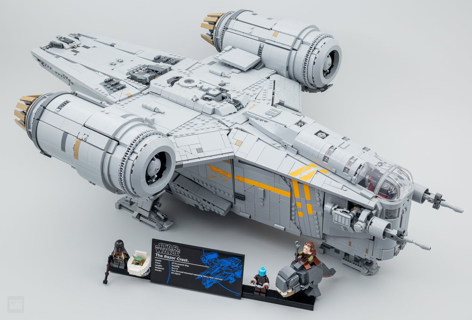 Zû ceribandin: LEGO Star Wars 75331 The Mandalorian Razor Crest