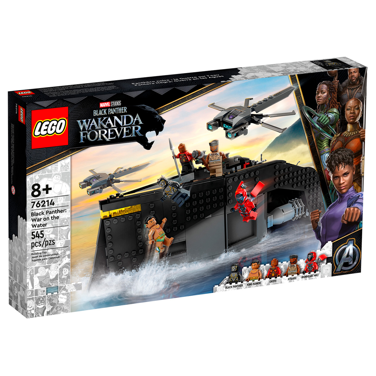 LEGO Marvel 76214 Black Panther War on the Water: set di dawiyê de hate eşkere kirin