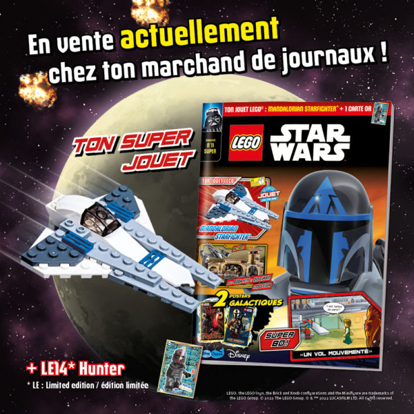 lego starwars magazine september 2022 mandalorian starfighter
