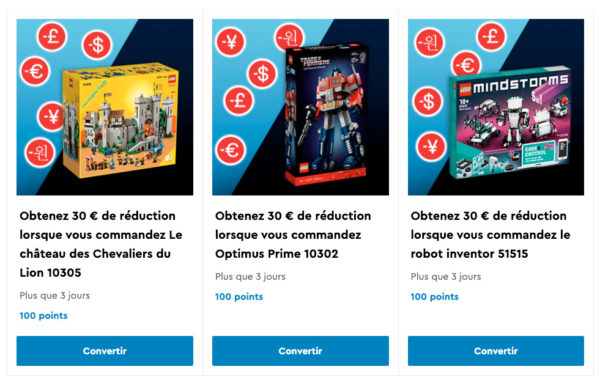 recompense speciale vip lego septembrie 2022