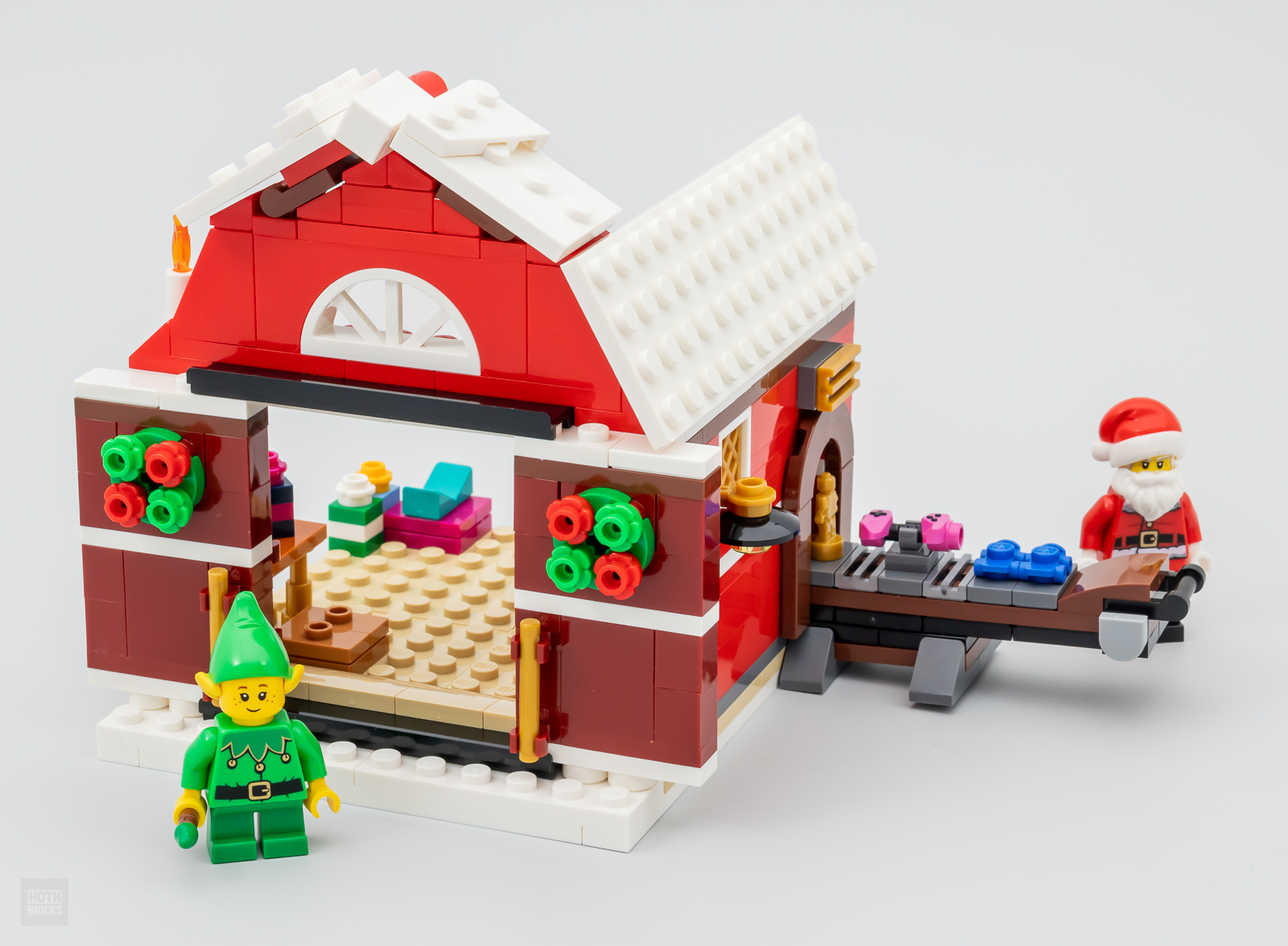 Baie vinnig getoets: LEGO 40565 Kersvader se werkswinkel