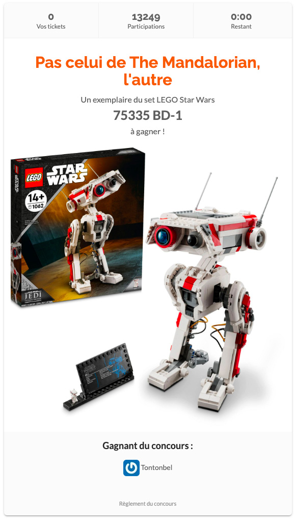 75335 concours hothbricks