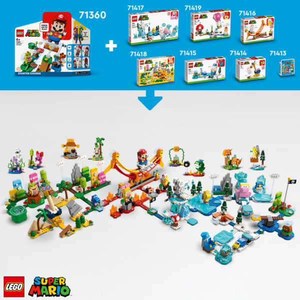 Lego super mario 2023 rinkiniai