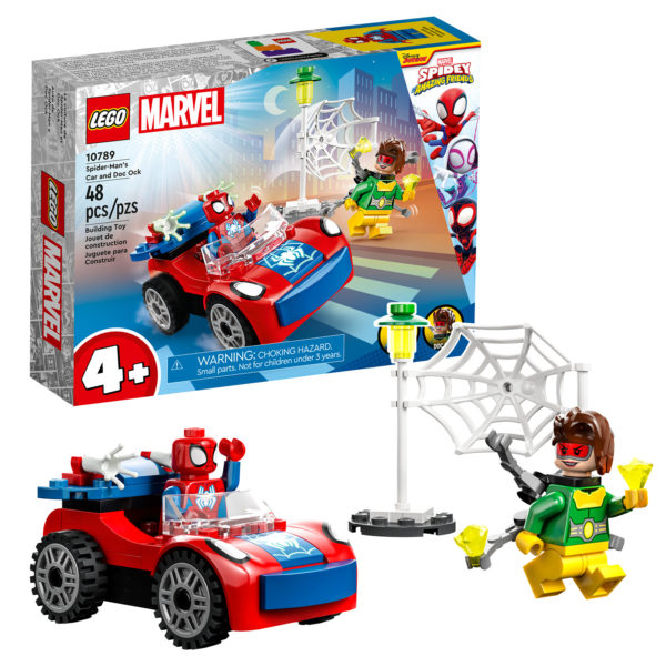 10789 लेगो मार्वल स्पाइडर-मैन कार डॉक 1