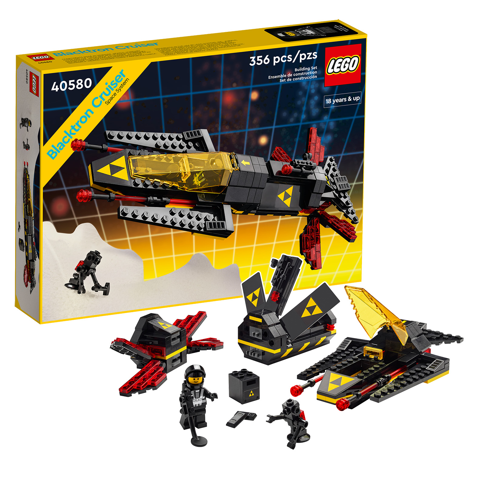V trgovini LEGO Shop: zadnje ure, da dobite komplet 40580 Blacktron Cruiser brezplačno od 190 € od nakupa