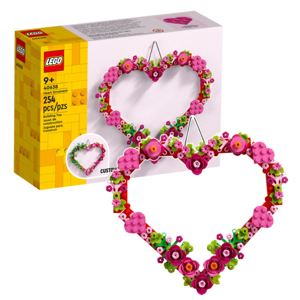 40638 lego heart ornament