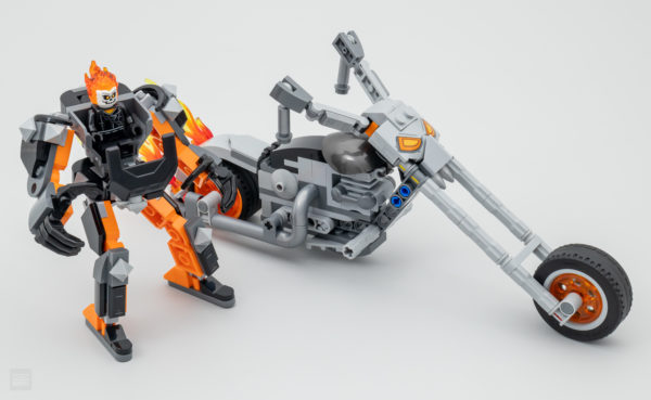76245 Lego Marvel Примарний гонщик механічний велосипед 6