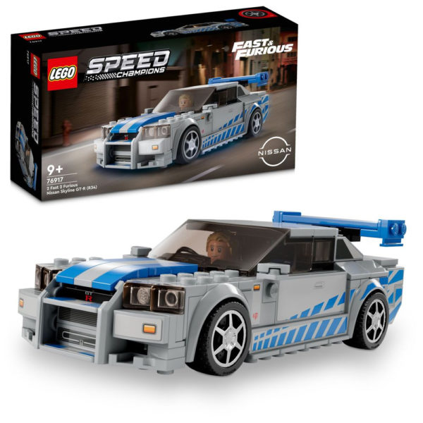 76917 LEGO Speed ​​Champions 2fast2furious نيسان سكاي لاين جي تي آر 1