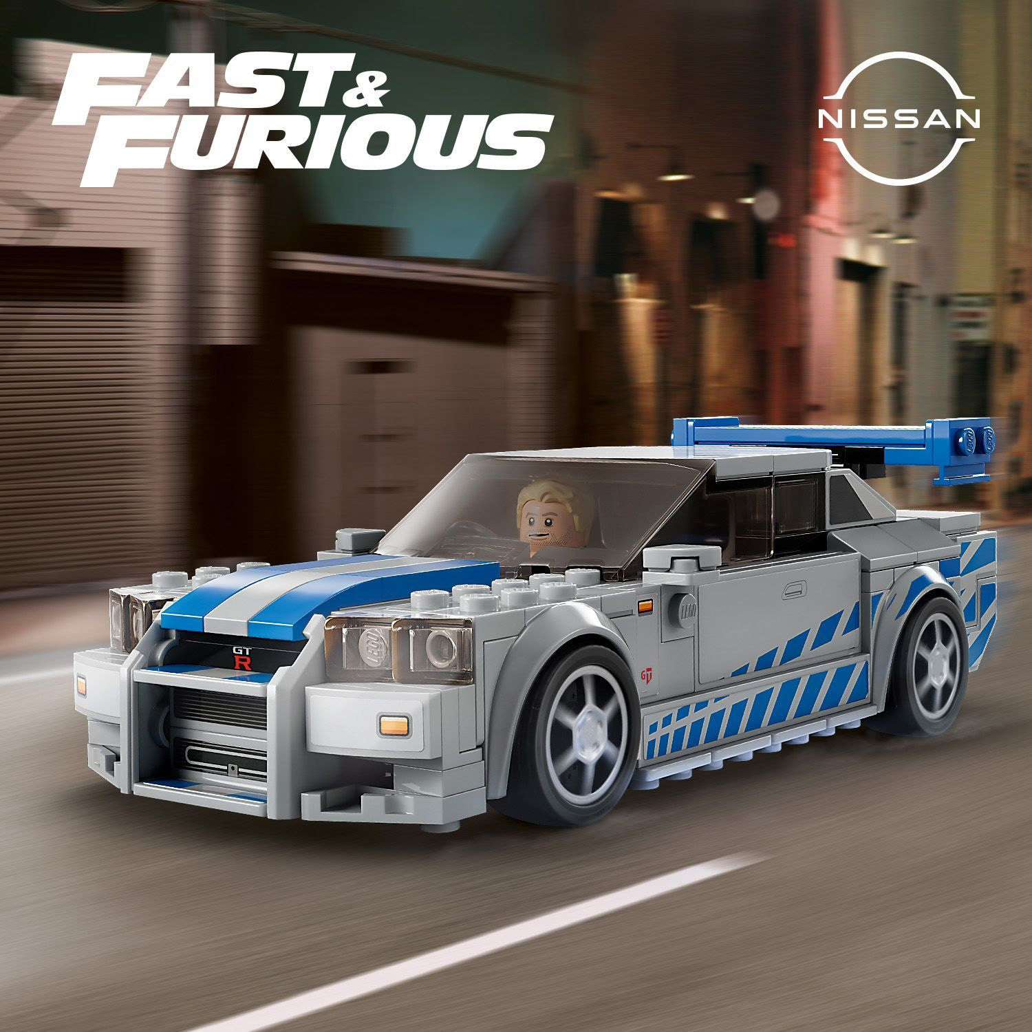 LEGO Speed Champions 2 Fast 2 Furious Nissan Skyline GT-R (R34) : premiers visuels officiels