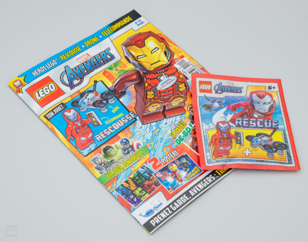 Lego Marvel Avengers tímaritið desember 2022 björgun