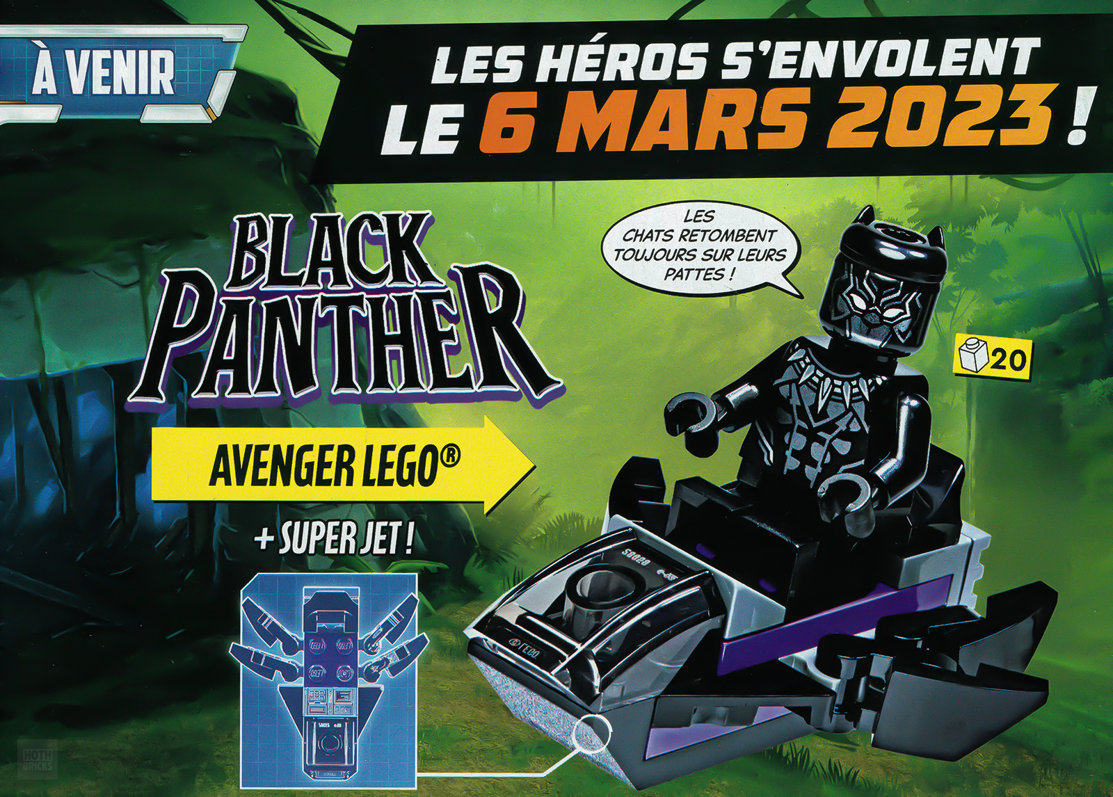 Nas bancas: edição de dezembro de 2022 da revista oficial LEGO Marvel Avengers