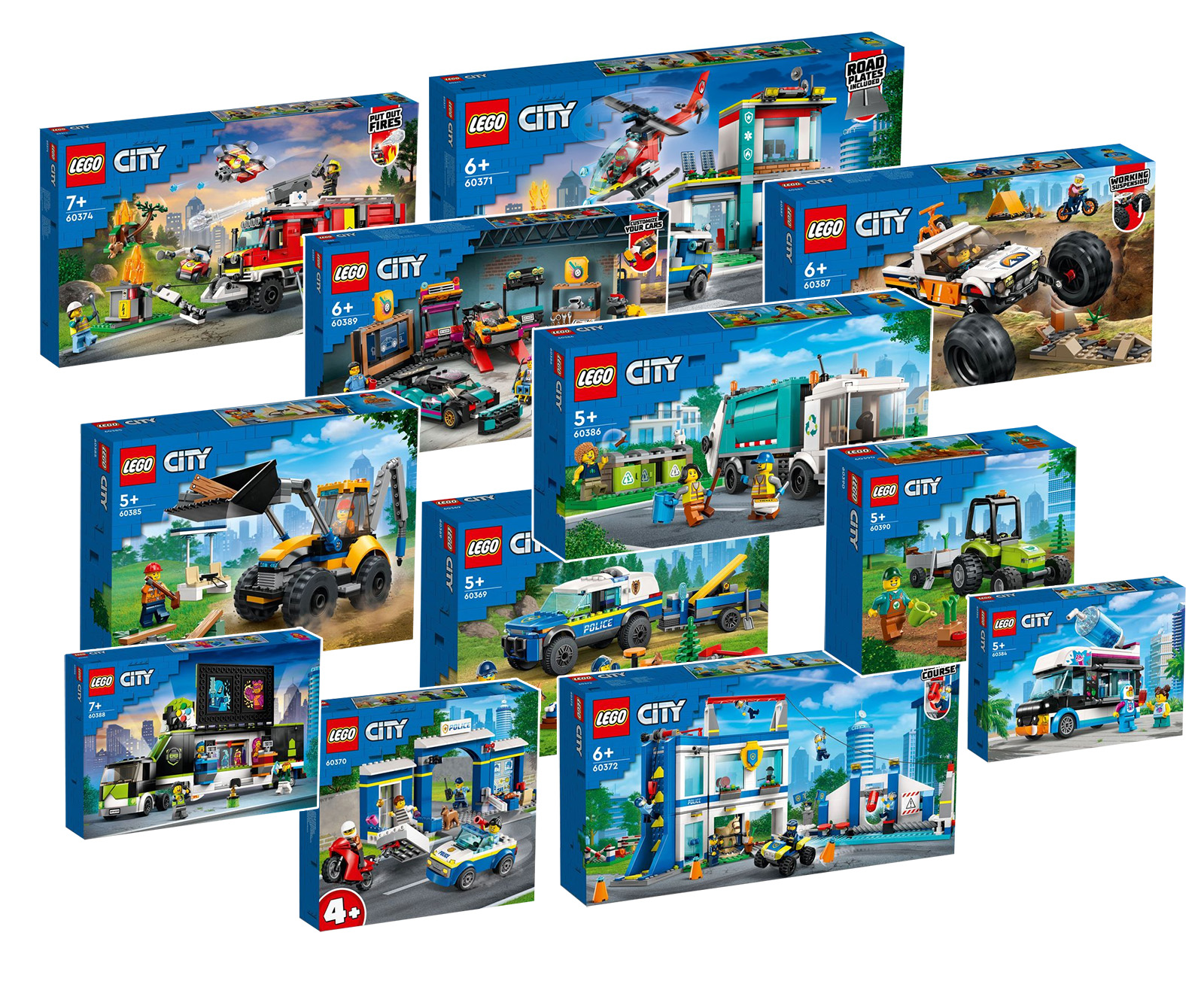 Lego City Mobile Police Dog Training Set With Toy Car 60369 : Target