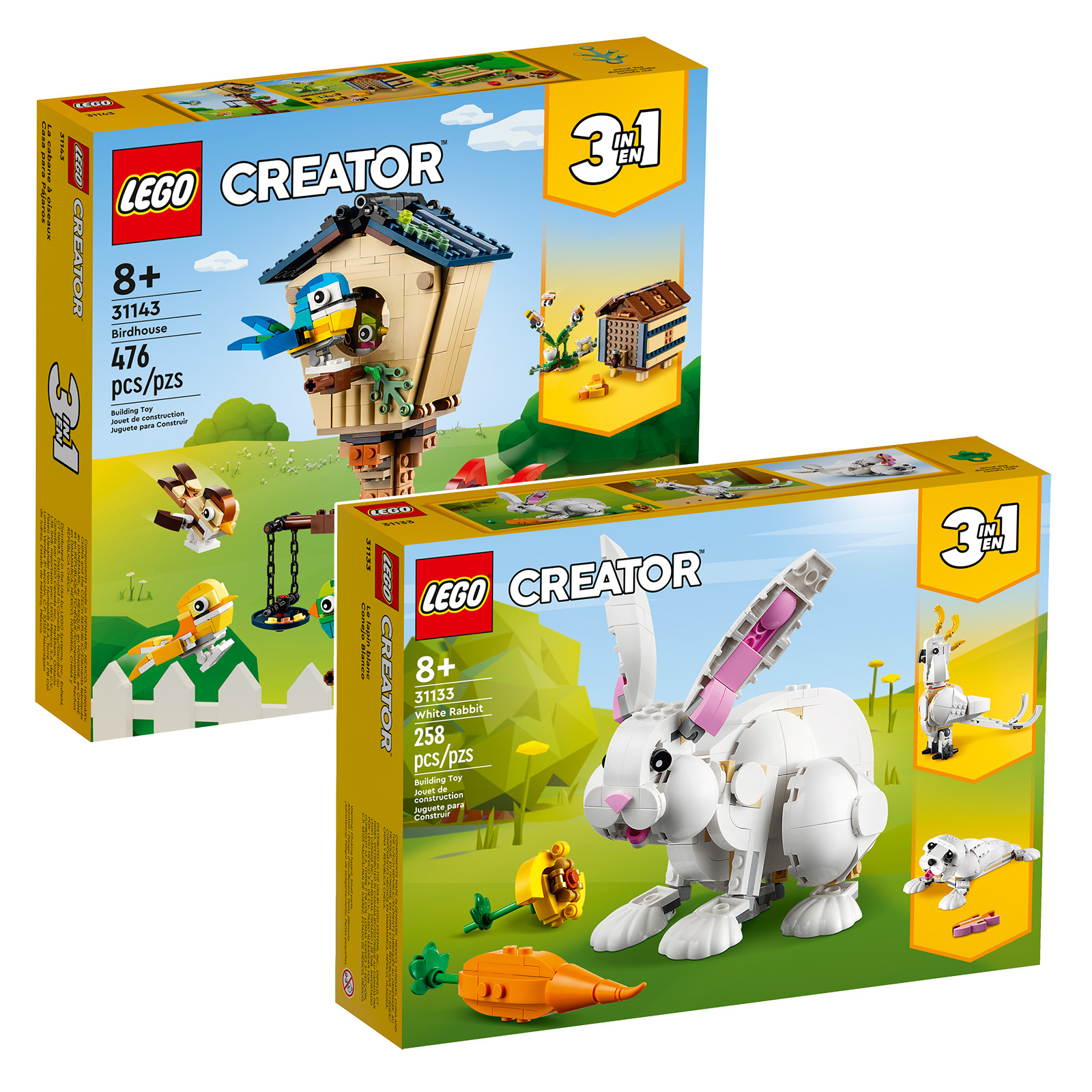 LEGO Creator 2023 mới: hai tài liệu tham khảo mới đang trực tuyến trên Cửa hàng