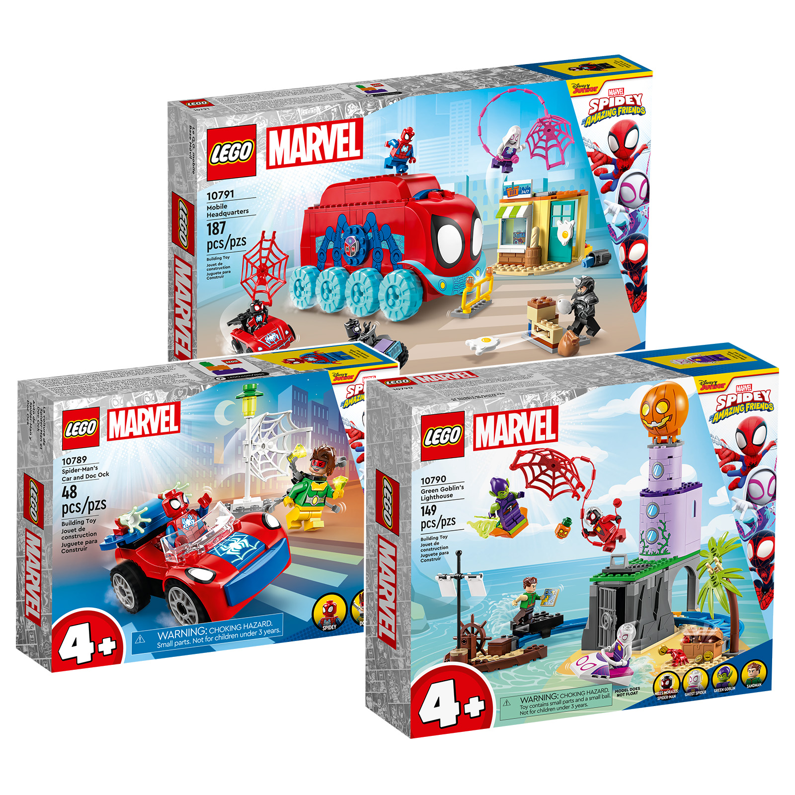 Нове в LEGO Marvel 2023: набори Spidey and his Amazing Friends доступні в магазині онлайн