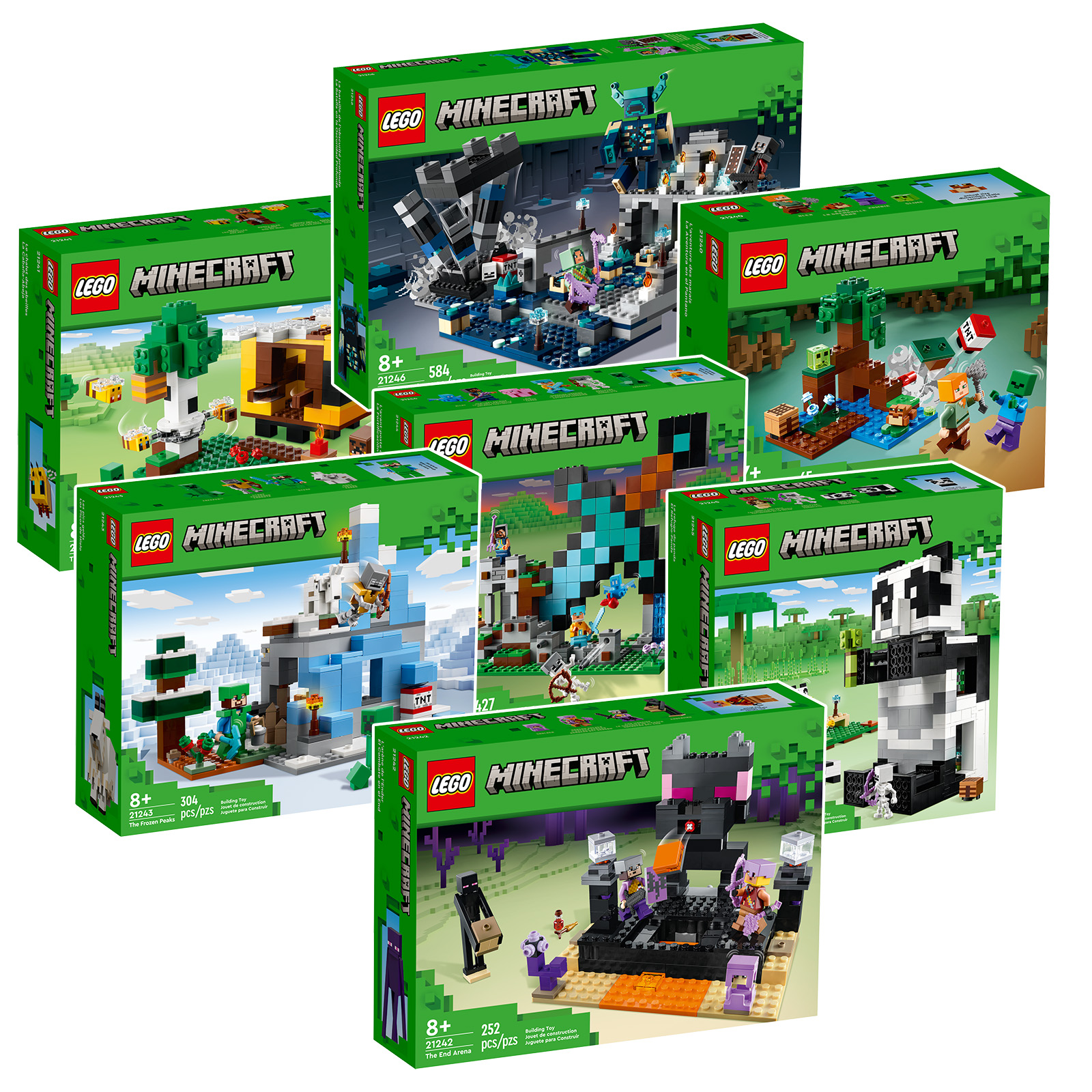 در فروشگاه LEGO: LEGO Minecraft 2023 جدید آنلاین هستند
