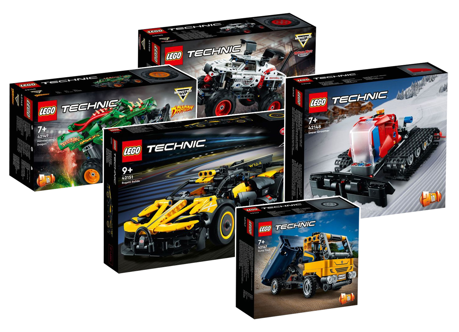 Ново LEGO Technic за първата половина на 1 г.: налични са официалните визуални елементи