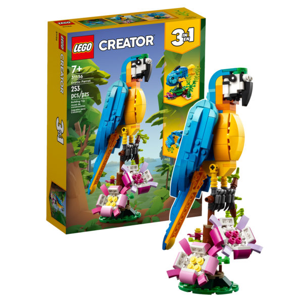 31136 lego creator exotic parrot 1