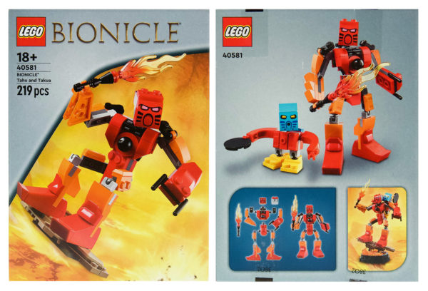 40581 lego bionicle tahu և .takua gwp 2023 թ