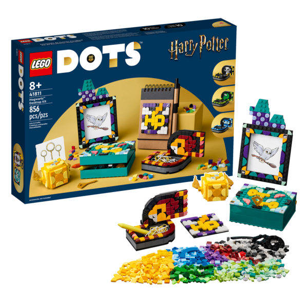 41811 लेगो डॉट्स हैरी पॉटर हॉगवर्ट्स डेस्कटॉप किट