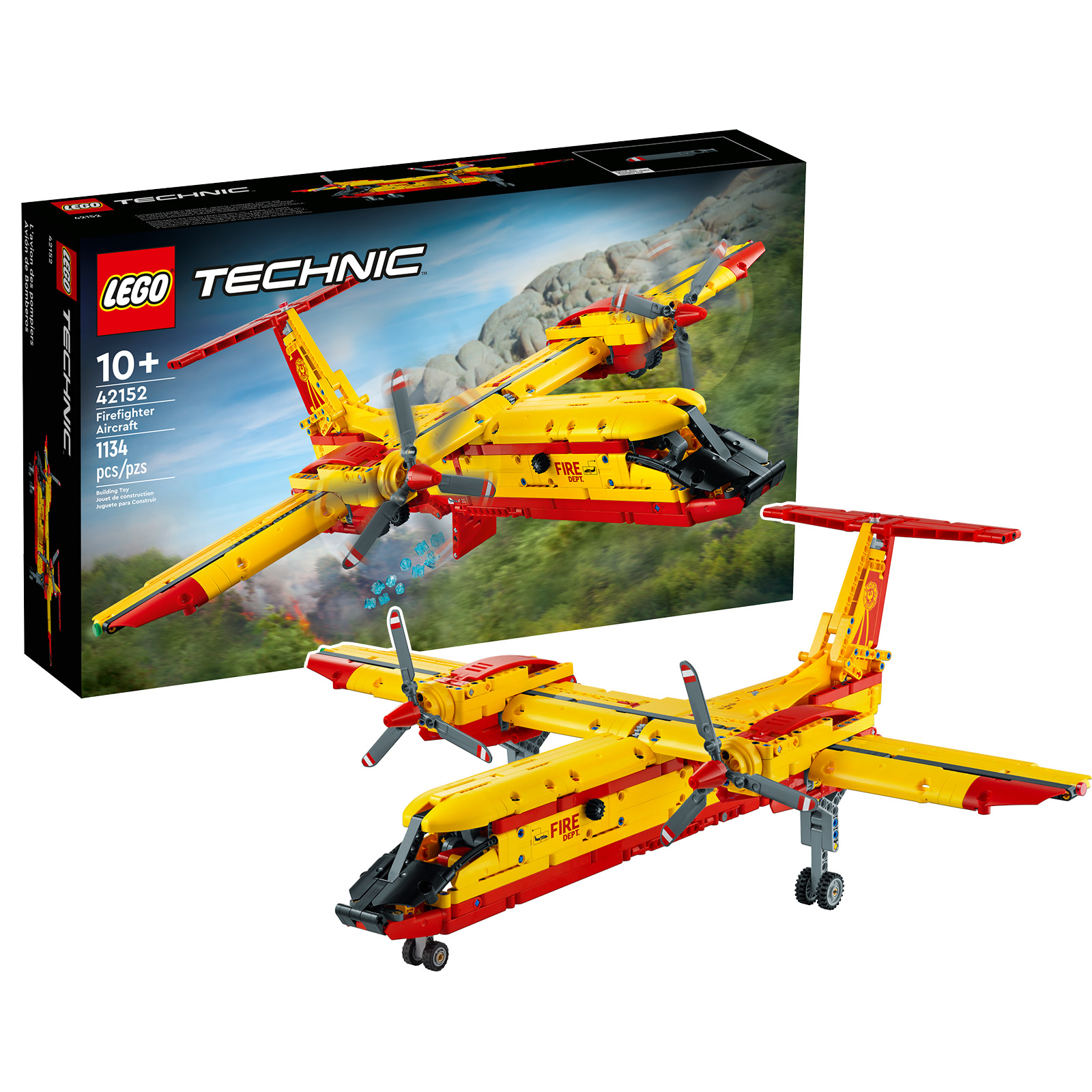 Su LEGO Shop: il set LEGO Technic 42152 Aereo da pompiere è in preordine
