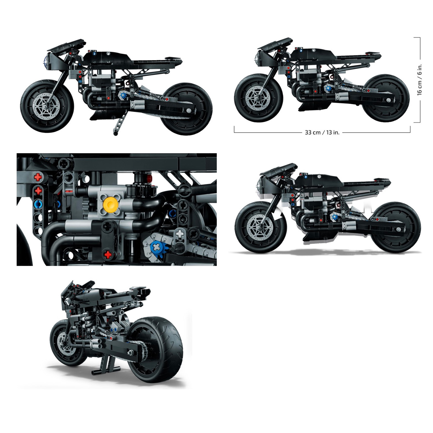 LEGO Technic 42155 Le Batcycle de Batman, Construction de Maquette, Jo