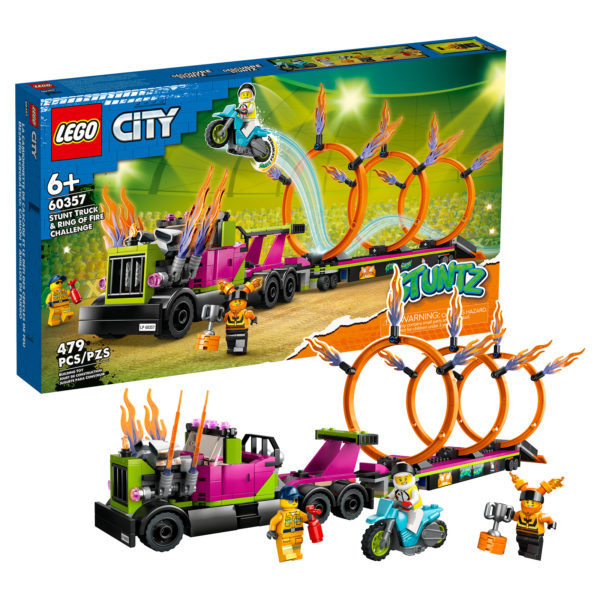 60357 lego city каскадьорски камион ring fire challenge