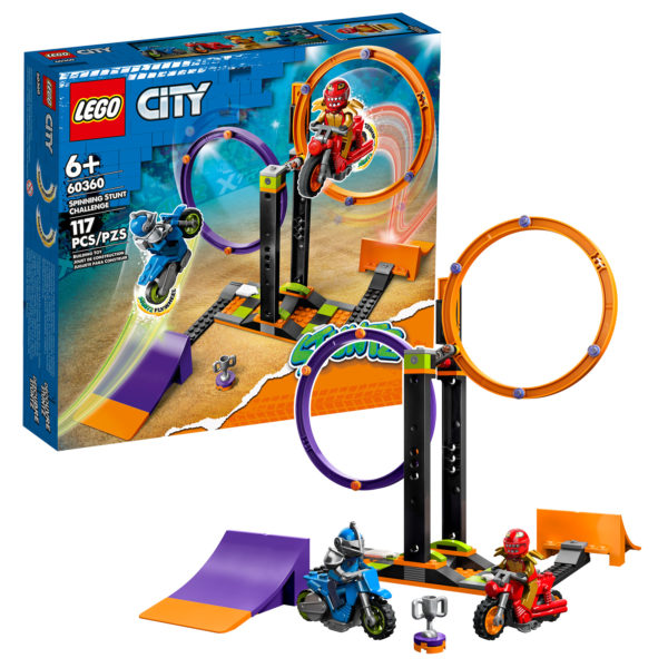 60360 lego city spinning stunt challenge