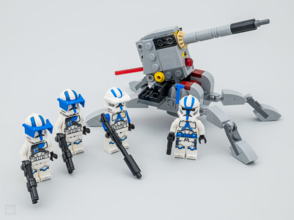 75345 lego starwars pertempuran pasukan kloning ke-501. paket 1