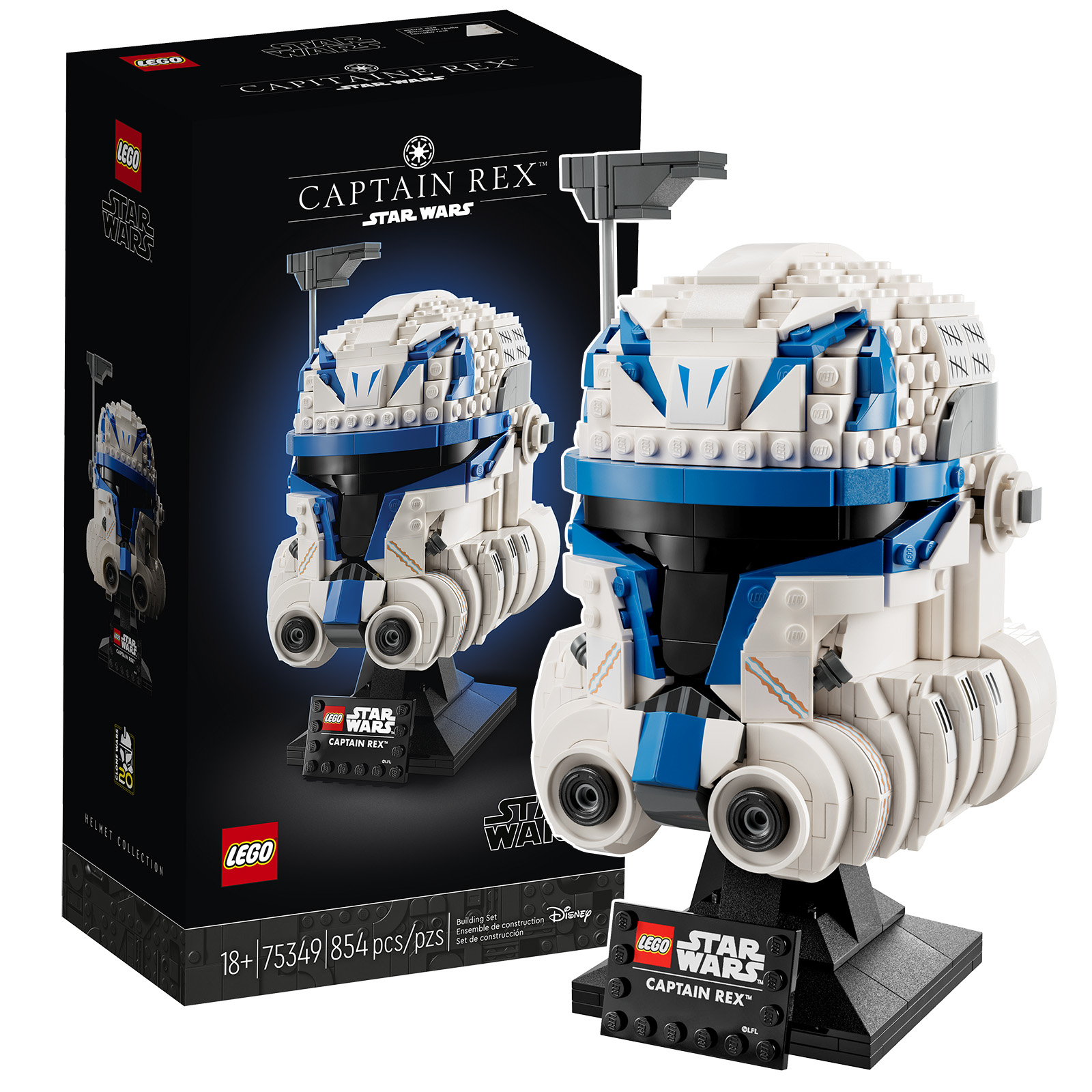 ▻ Nouveaux casques LEGO Star Wars 2023 : 75349 Captain Rex et 75350 Clone  Commander Cody - HOTH BRICKS