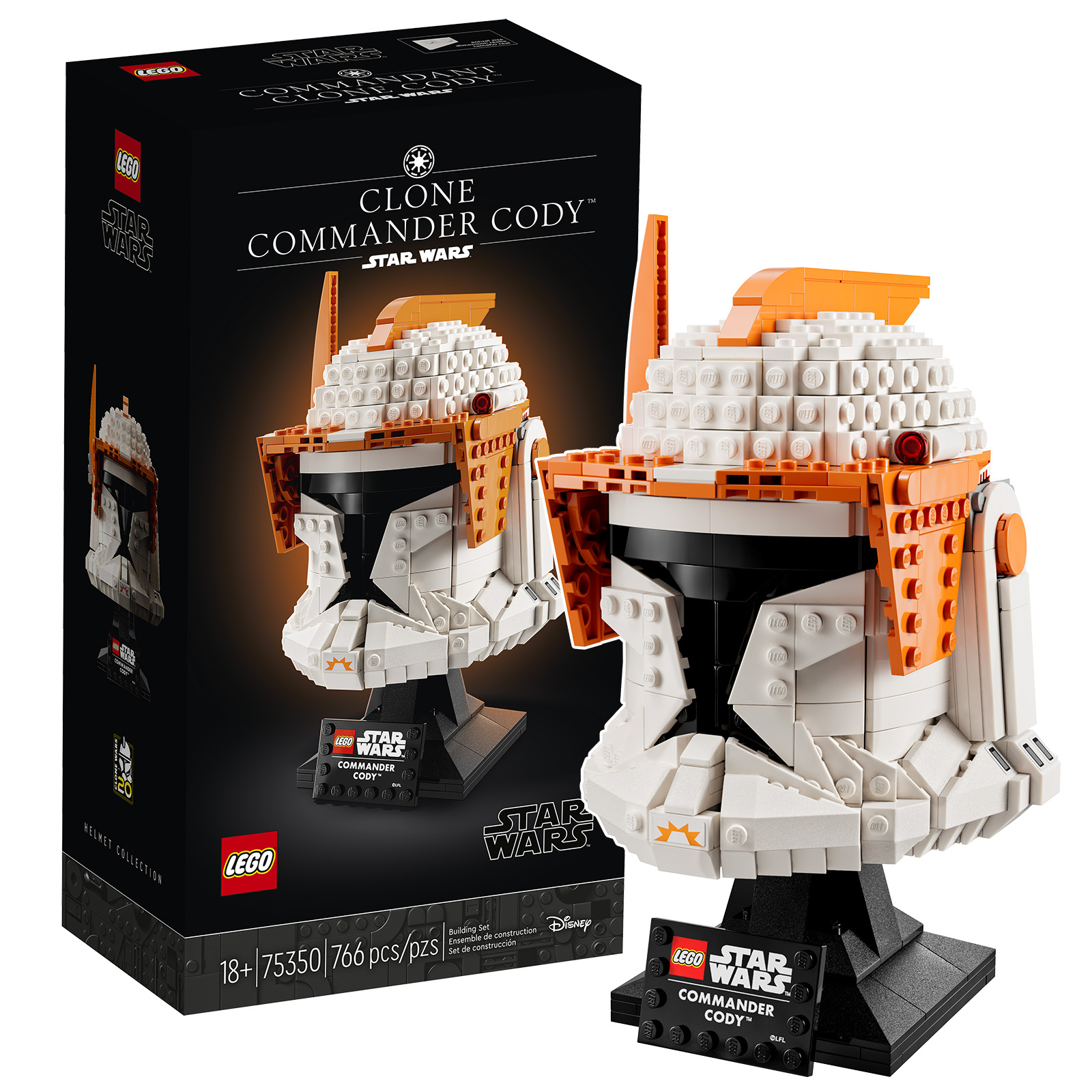 ▻ Nouveaux casques LEGO Star Wars 2023 : 75349 Captain Rex et 75350 Clone  Commander Cody - HOTH BRICKS