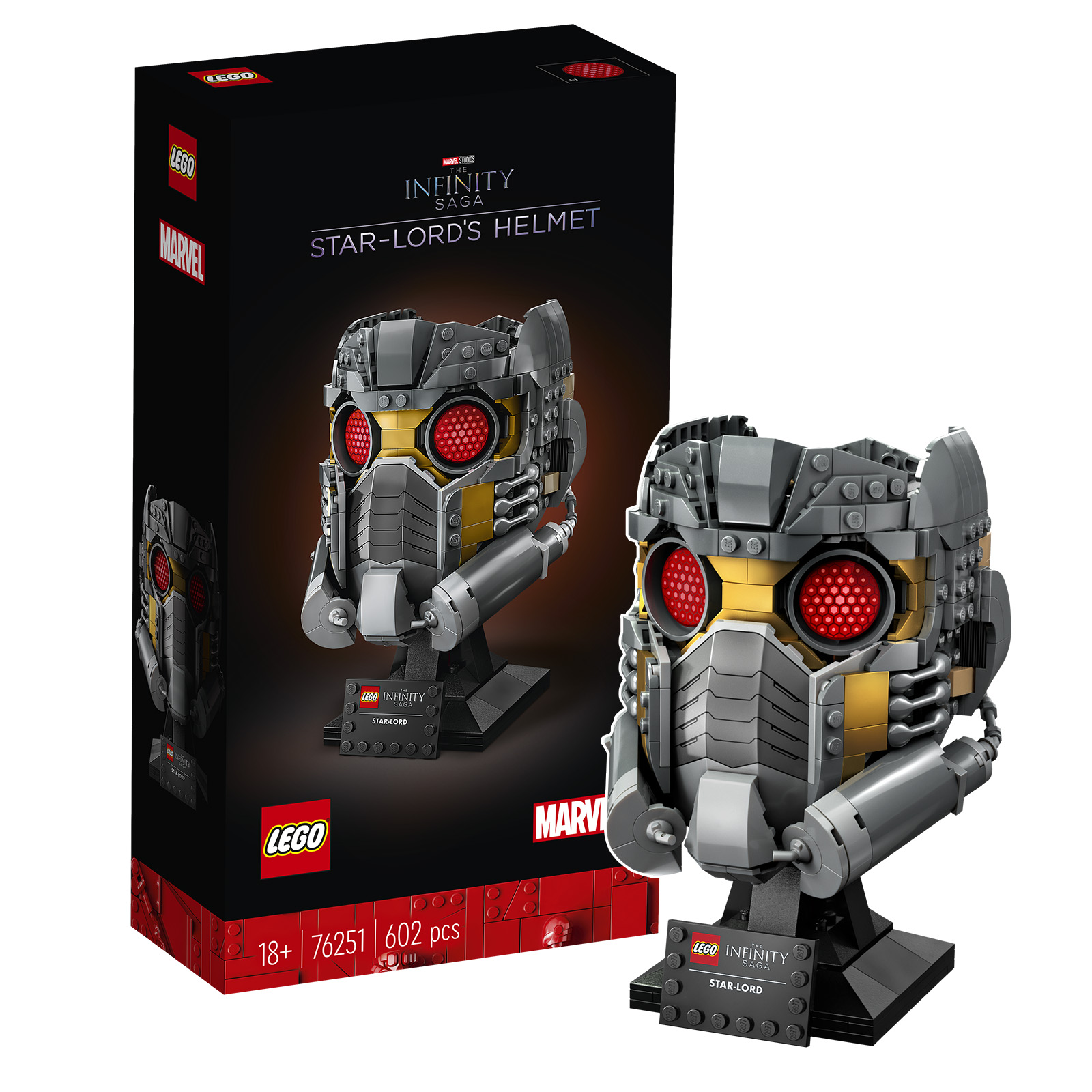 New in LEGO Marvel 2023: the LEGO 76251 Star-Lord's Helmet set is pre-order on the Shop