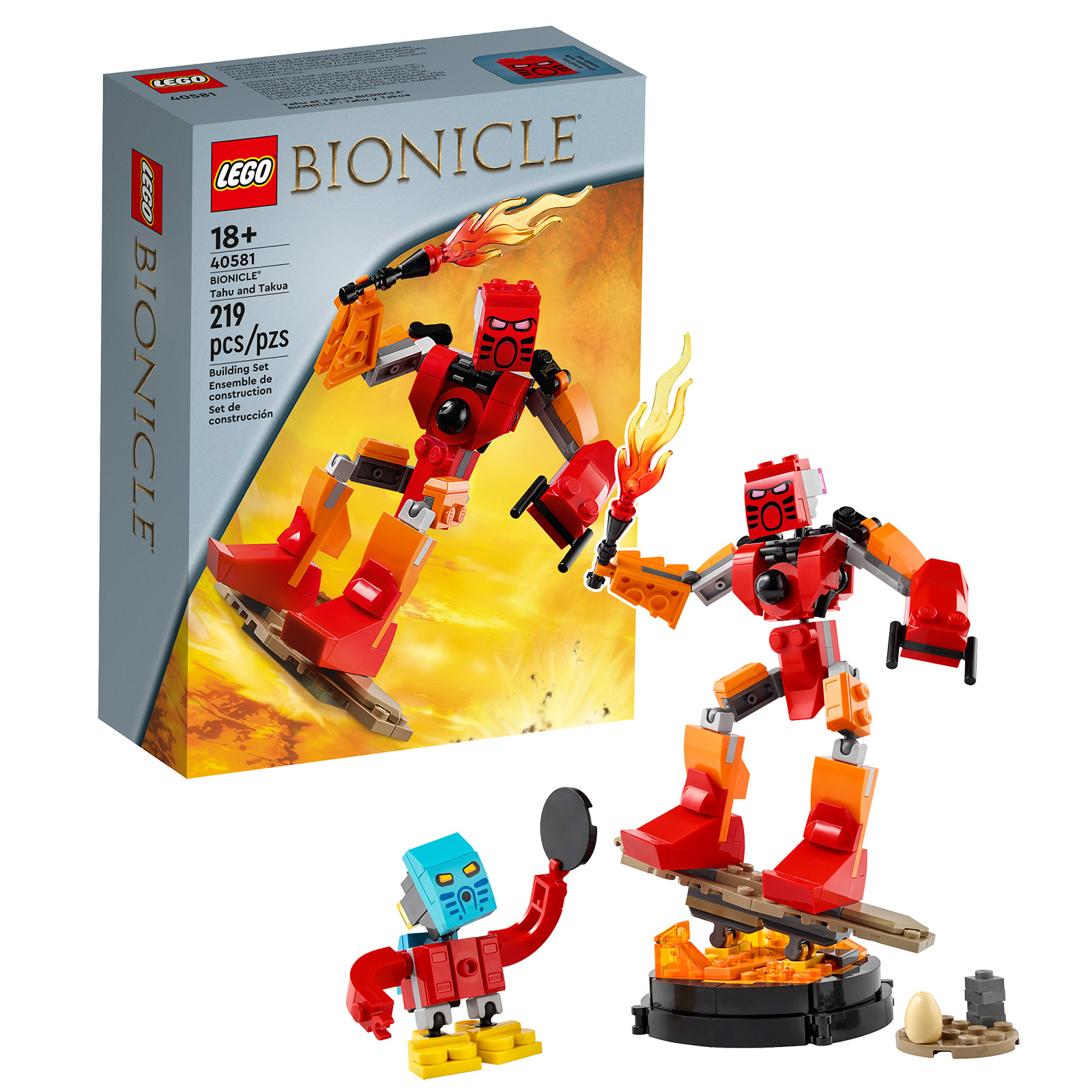 LEGO 40581 BIONICLE ტაჰუ და ტაკუა: სარეკლამო ნაკრები არის ონლაინ მაღაზიაში