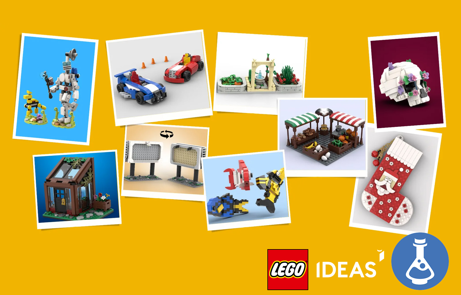 LEGO Ideas Test Lab: девет избрани мини-конструкции
