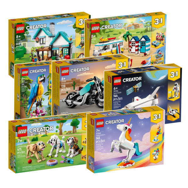 нови комплекти lego creator 3in1 1hy 2023