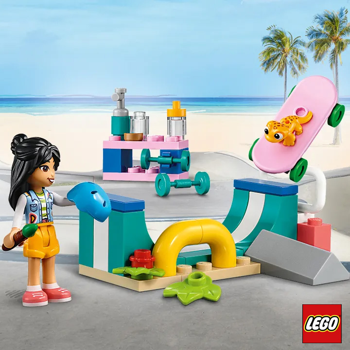 پلی کیسه اسکیت رمپ LEGO Friends 30633 در فروشگاه های لگو در دسترس خواهد بود