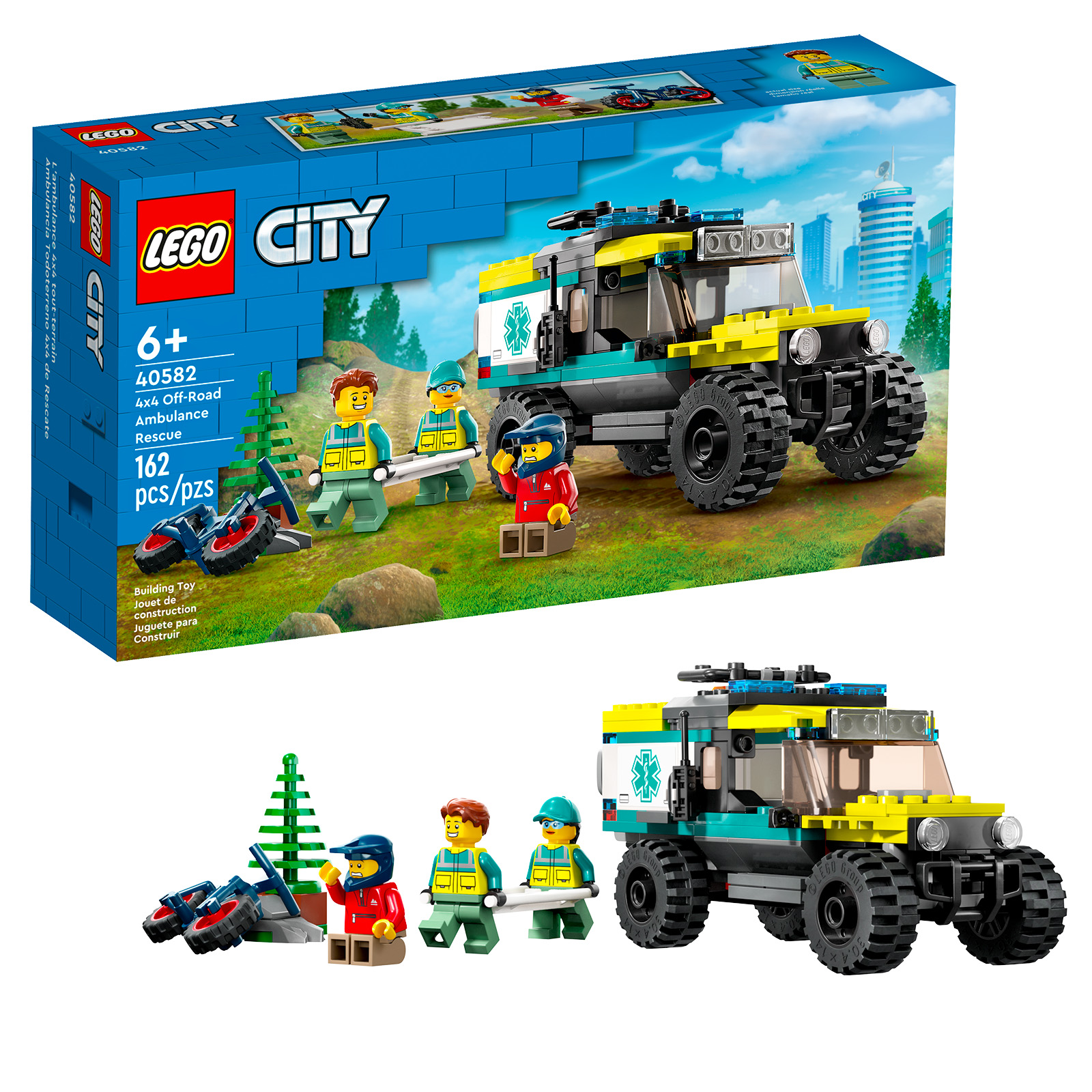 LEGO CITY 40582 4x4 off-road ambulanseredning: det vil endelig være fra 100 € ved kjøp og uten rekkeviddebegrensning