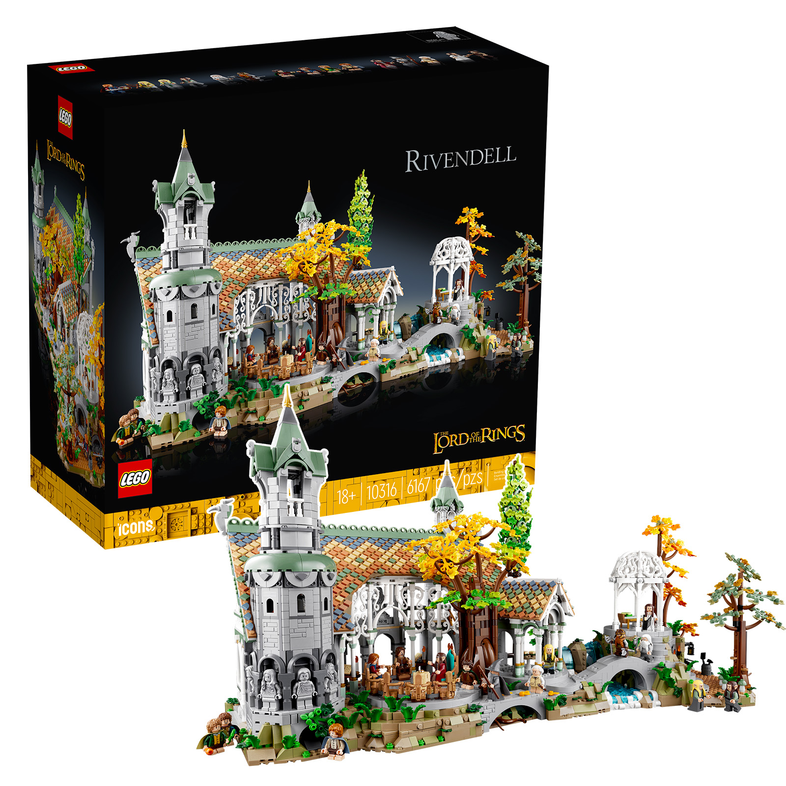 LEGO 10316 Fondcombe - LEGO The Hobbit and The Lord of the Rings - Bri  Condition Nouveau.