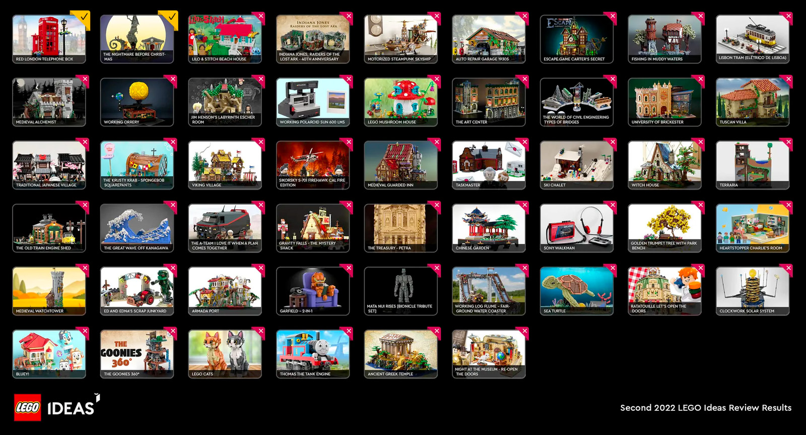 Kommer snart til LEGO Ideas-serien: The Nightmare Before Christmas og en telefonkiosk