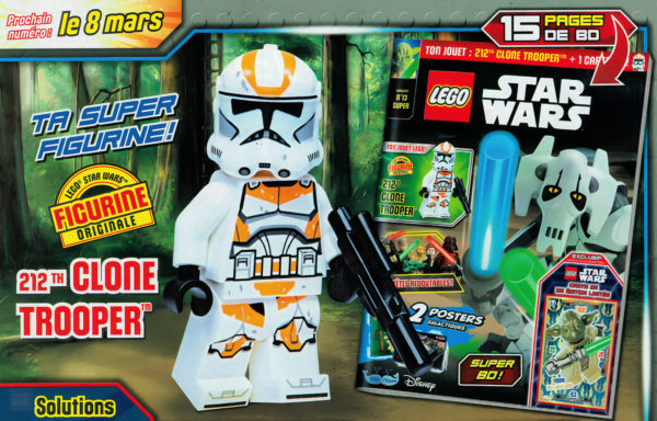 מגזין לגו starwars mars 2023 212 clone trooper